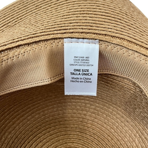 Coastal Grandma or Cottagecore Sun Hat with Bow - Picture 6 of 7